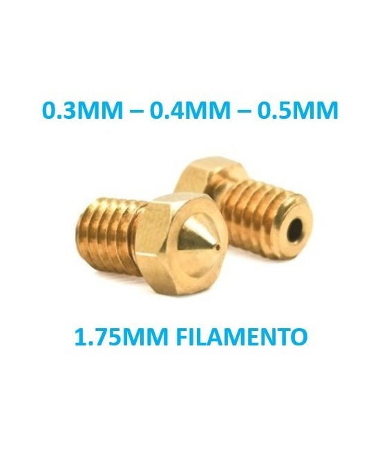 Boquilla para extrusor de impresora 3D 1.75MM V6