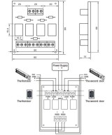 Modulo Rele de Control de Acceso de Dos Puertas RM-501