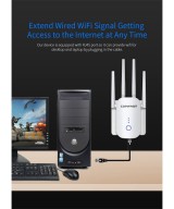 Amplificador y repetidor wifi dualband Comfast 2.4 / 5.8GHZ 1200mbps CF-WR758AC