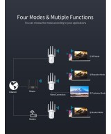 Amplificador y repetidor wifi dualband Comfast 2.4 / 5.8GHZ 1200mbps CF-WR758AC