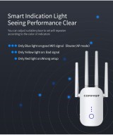 Amplificador y repetidor wifi dualband Comfast 2.4 / 5.8GHZ 1200mbps CF-WR758AC