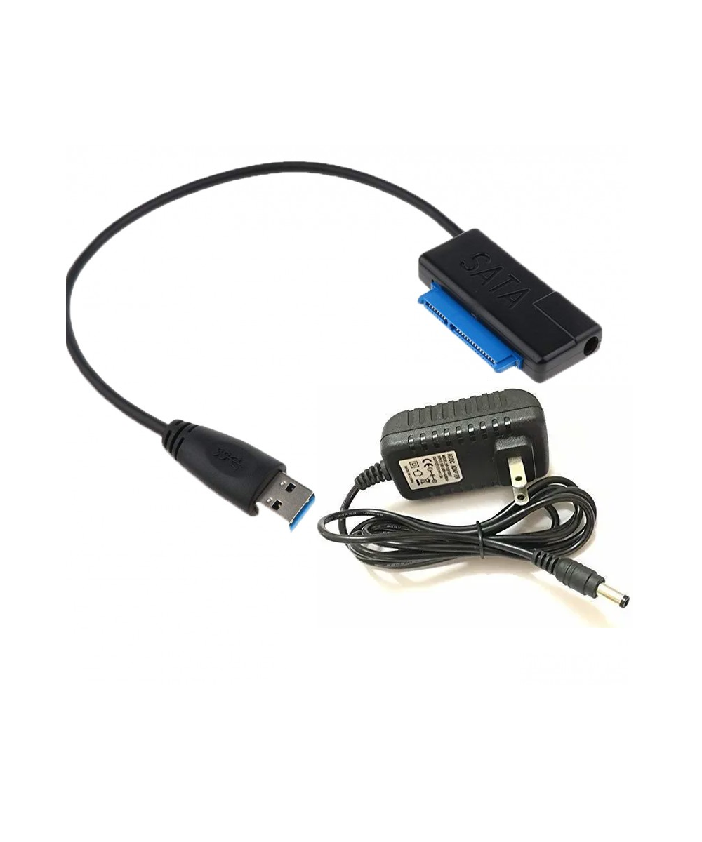 Lector de discos duros SATA III a USB 3.0 más fuente 12V