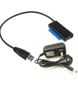 Lector de discos duros SATA III a USB 3.0 más fuente 12V