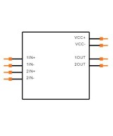 Amplificador Operacional TL072BCDR (SMT/SMD)