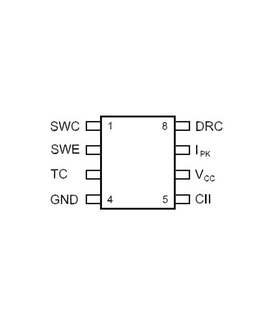 Regulador de Voltaje MC34063ECD-TR (SMD/SMT)