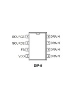 Convertidor de voltaje AC/DC VIPER22ADIP-E (DIP)