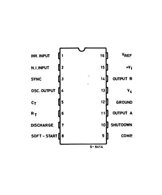 Regulador de Voltaje SG3525A (PDIP)