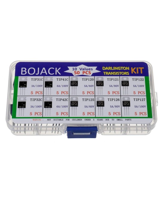 Transistores de Potencia Darlington TIP Kit 10 Valores (50U)