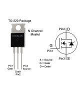 Transistor MOSFET IRFZ44N (TO)