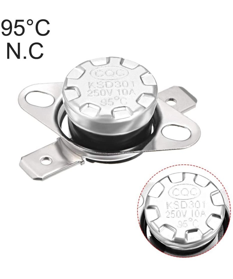 Termostato Plastico KSD301 NC 10A 40°C-185°C
