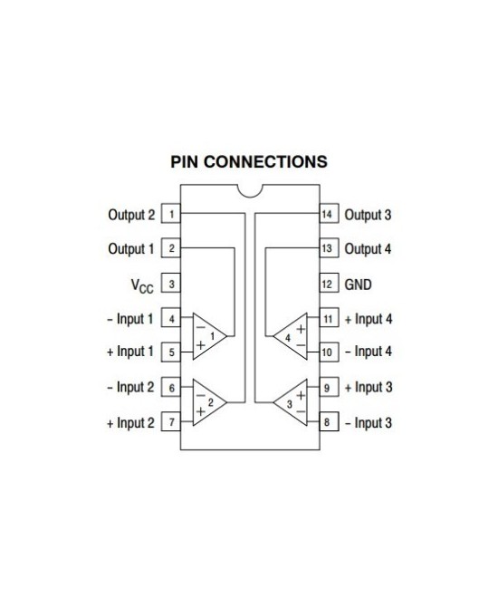 Comparador de voltaje LM339N (DIP)
