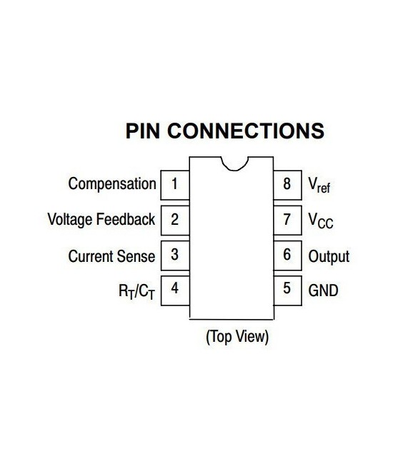 Controlador PWM UC3843AN (DIP)