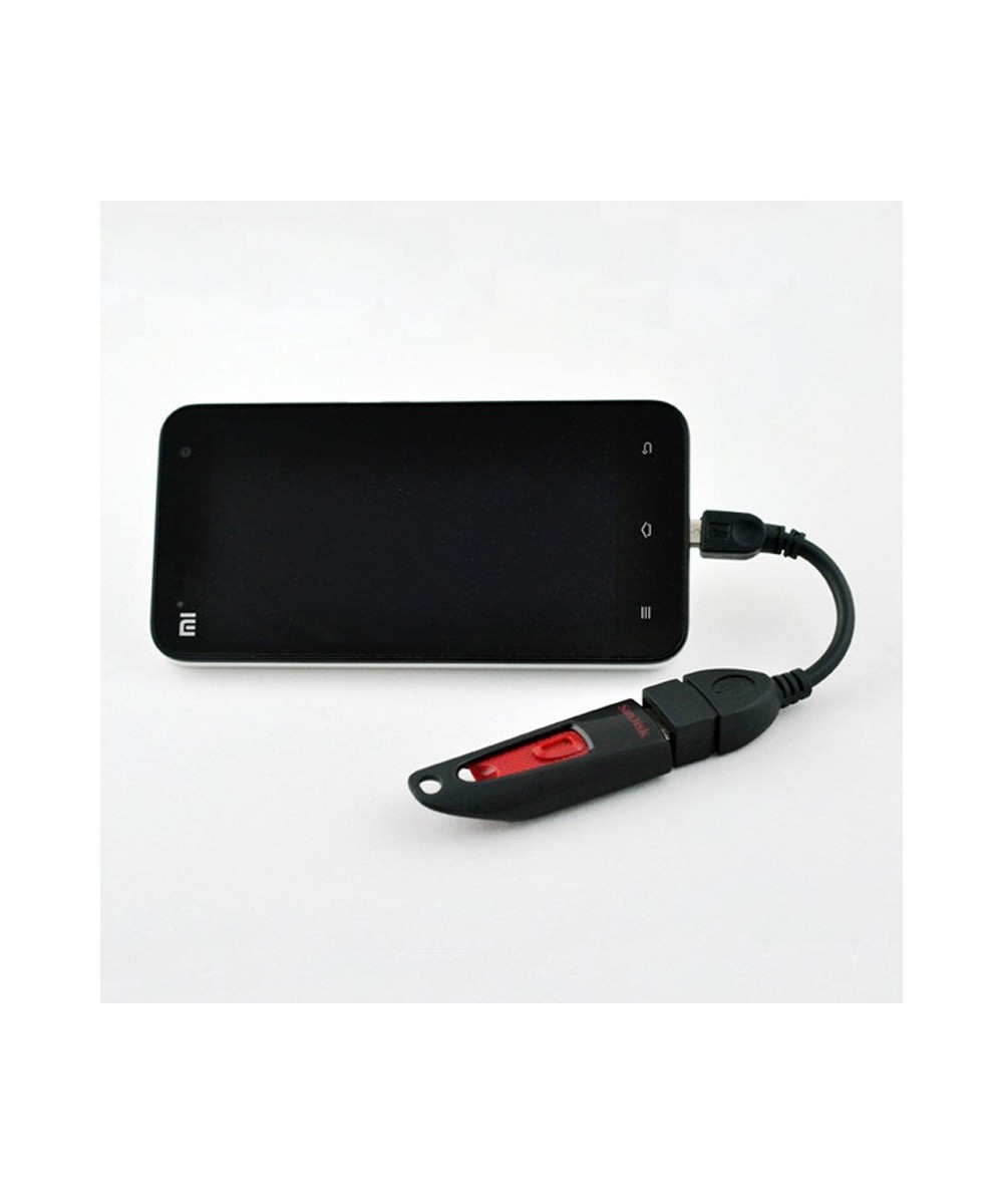 Cable OTG micro usb macho a hembra usb