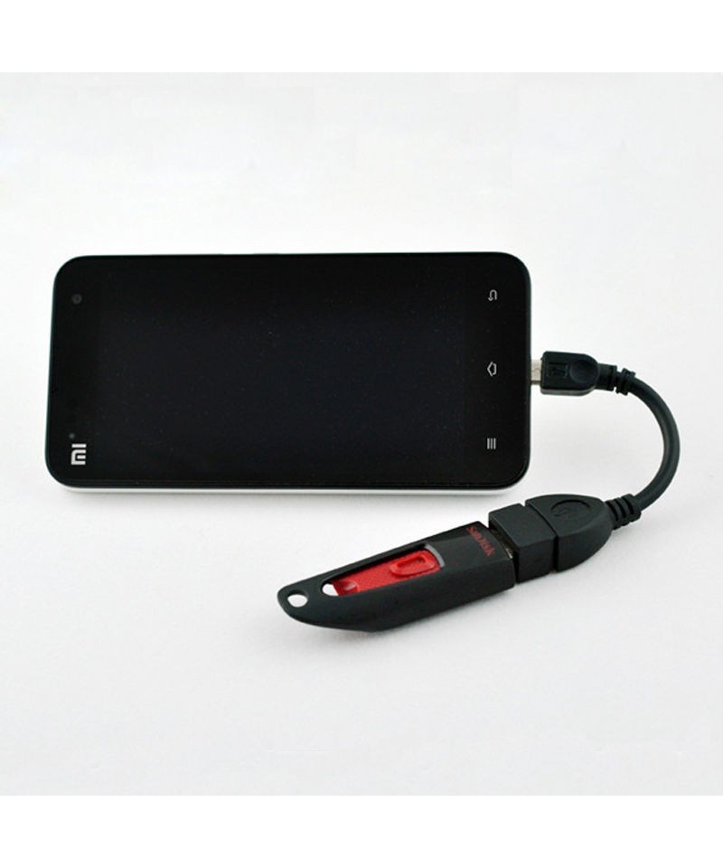 Cable OTG micro usb macho a hembra usb