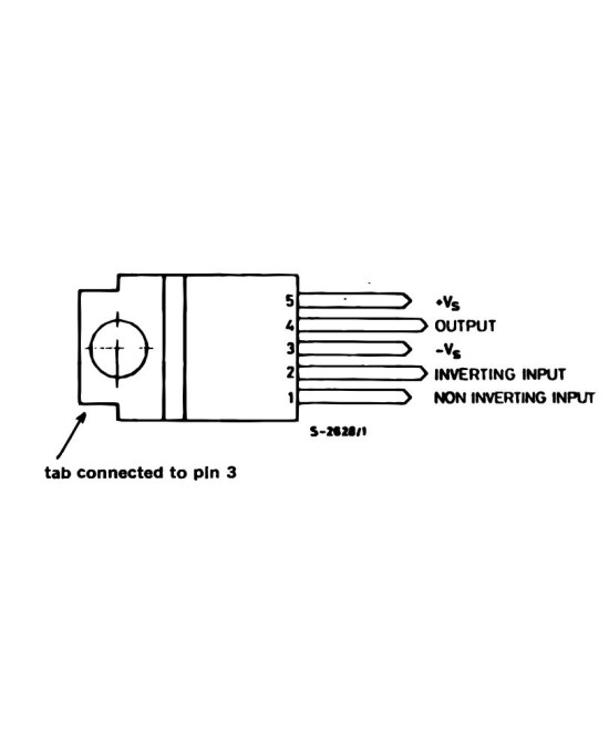 Amplificador de audio TDA2030AN (DIP)