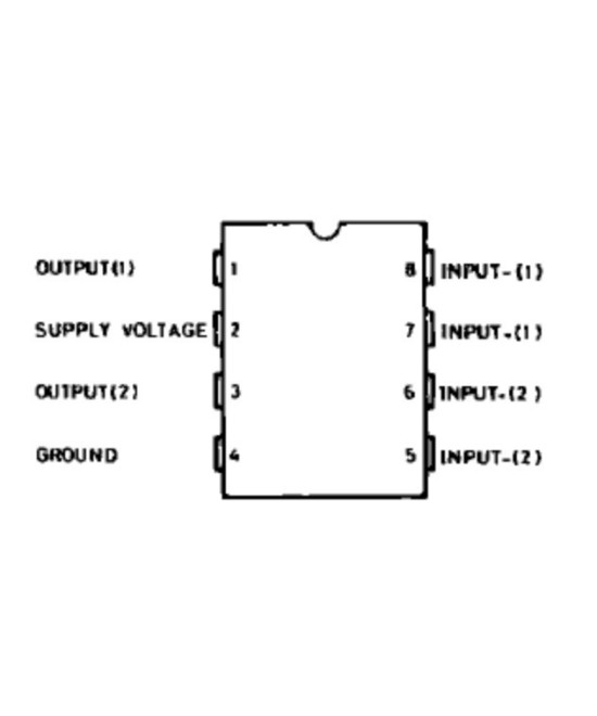 Amplificador de Audio TDA2822M (DIP)