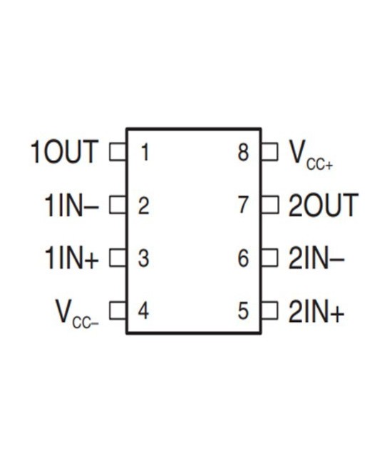 Amplificador de audio NE5532P (DIP)