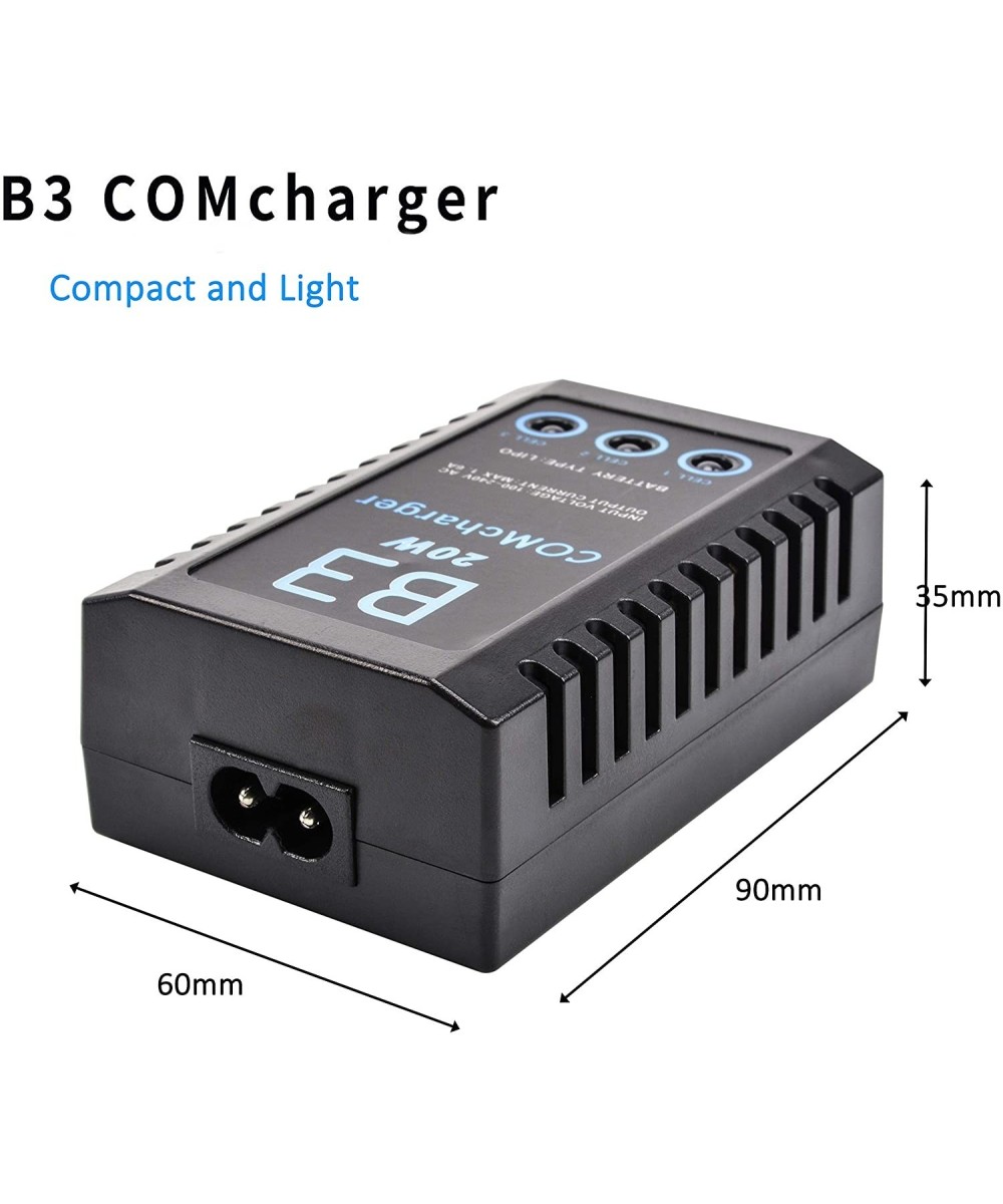 Cargador de bateria 2S, 3S 7.4V/11.1V B3 20W COMcharger