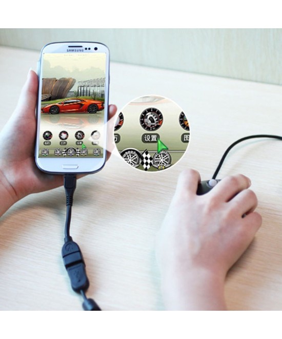 Cable OTG micro usb macho a hembra usb