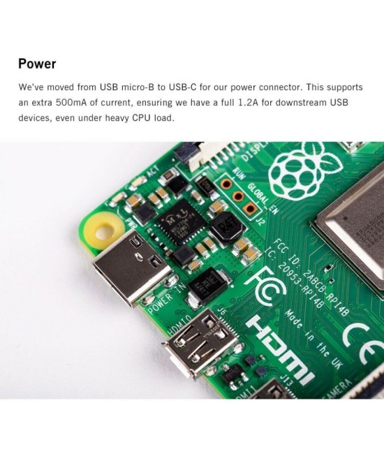 Raspberry Pi 4 Modelo B 2GB RAM