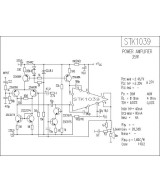 Amplificador de Audio STK1039 35W