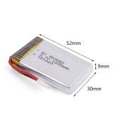 Bateria Tipo LiPo recargable 3.7V 1200mAh