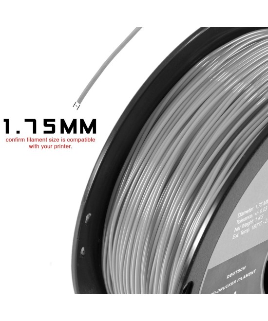 Filamento PLA Hatchbox 1.75mm 2.2 lb