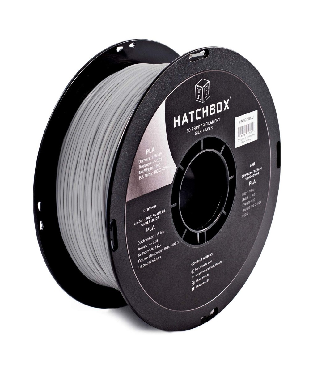 Filamento PLA Hatchbox 1.75mm 2.2 lb