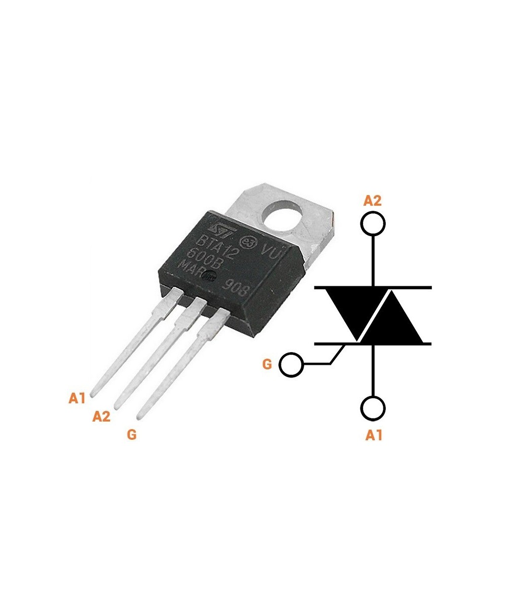 Triac BTA12-600B 600V 12A (TO)
