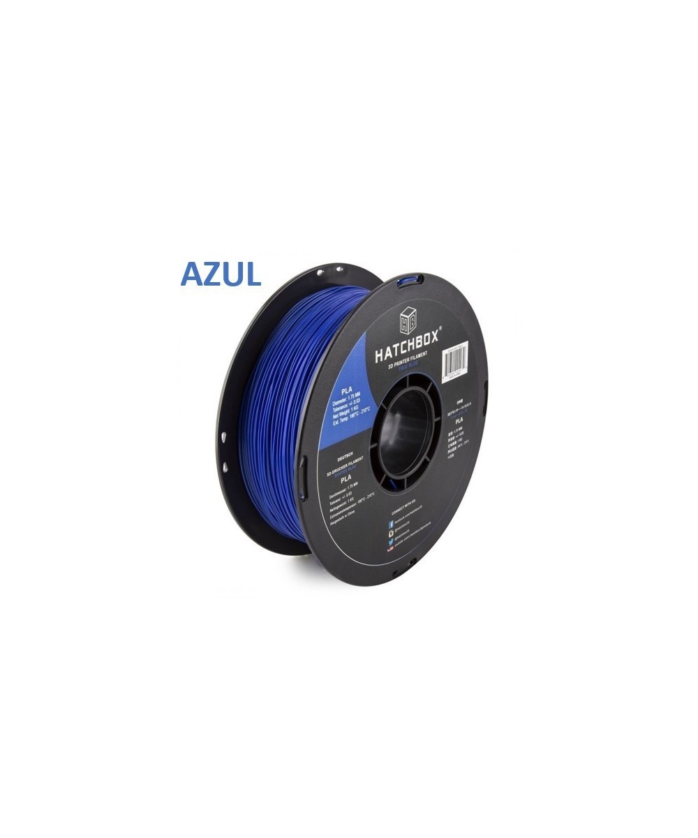 Filamento PLA Hatchbox 1.75mm 2.2 lb