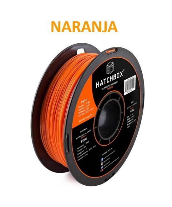 Filamento PLA Hatchbox 1.75mm 2.2 lb