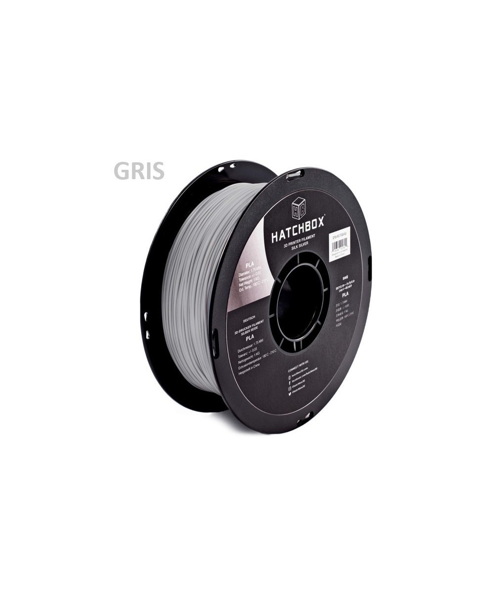 Filamento PLA Hatchbox 1.75mm 2.2 lb