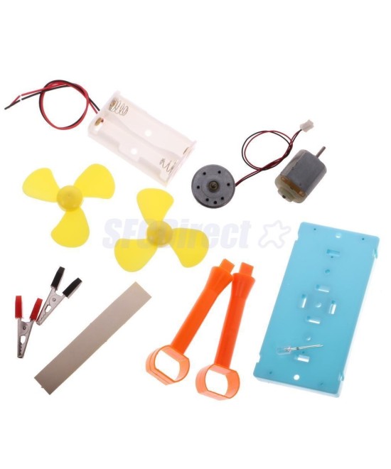 Experimento energía Eólica para niños