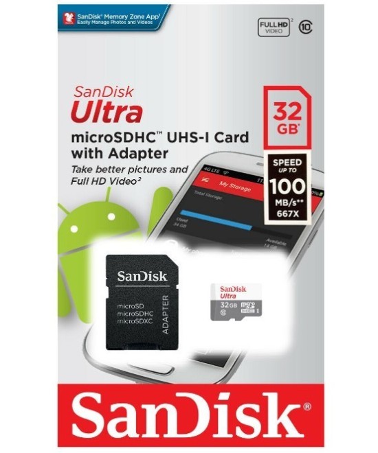 Memoria microSD Clase 10 SanDisk 32-128GB