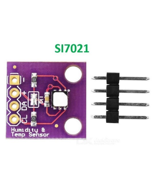 Sensor de temperatura y humedad precision  I2C SI7021 - HTU21D