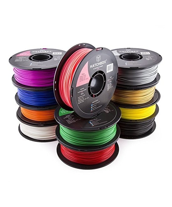 Filamento PLA Hatchbox 1.75mm 2.2 lb