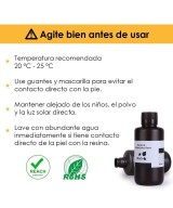 Resina de fotopolímero de curado UV ELEGOO 500g 405nm para impresoras 3D