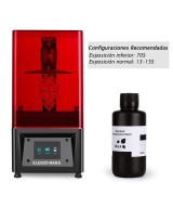 Resina de fotopolímero de curado UV ELEGOO 500g 405nm para impresoras 3D