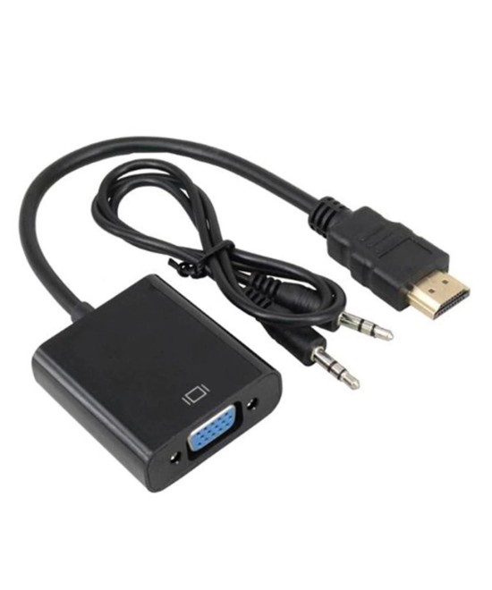 Convertidor de video de HDMI a VGA mas audio