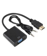 Convertidor de video de HDMI a VGA mas audio