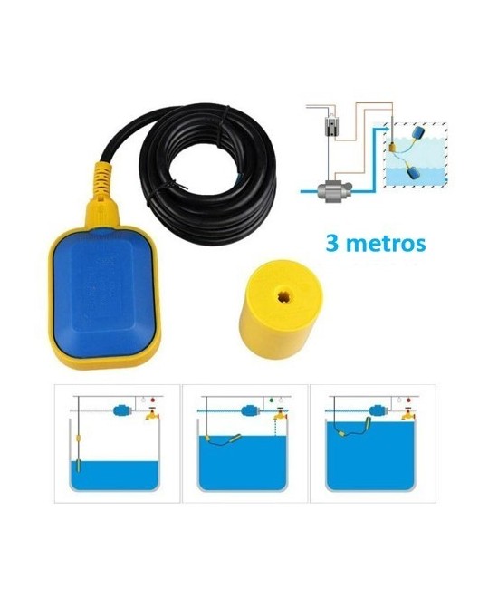 Sensor Flotador para Control de Nivel de Liquidos 2M