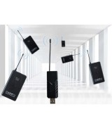 Micrófonos Inálambricos U-202 UHF con 1 Receptor USB y 2 Transmisores