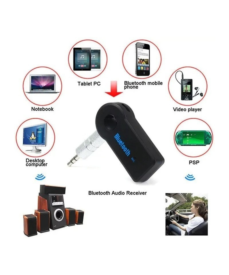 Adaptador Bluetooth Recargable 3.5mm