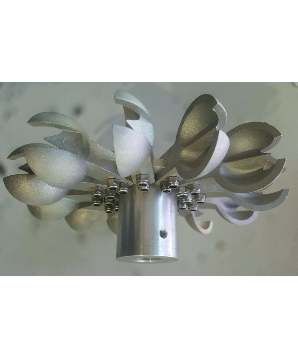 Turbina de agua pelton 8’’ diámetro 12 aspas