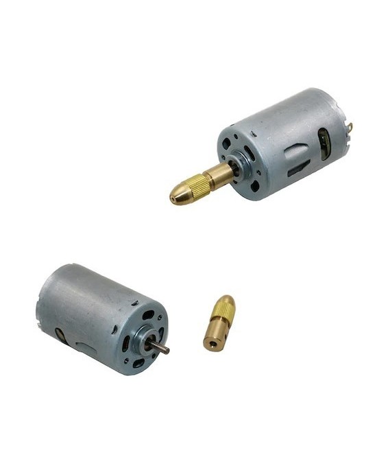 Cabezal y Sujetadores para Mini Taladro 0.5-3mm (Kit)