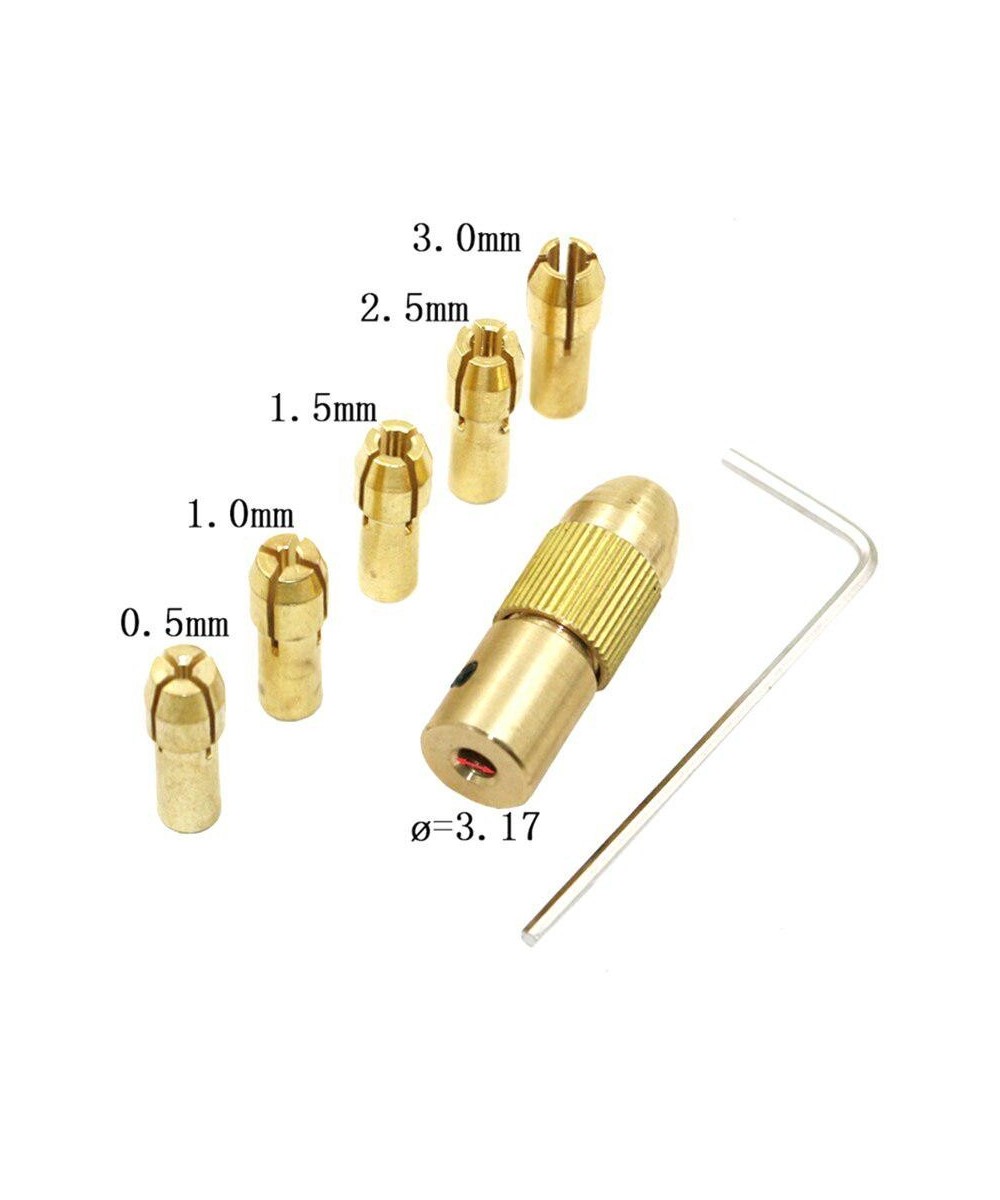 Cabezal y Sujetadores para Mini Taladro 0.5-3mm (Kit)