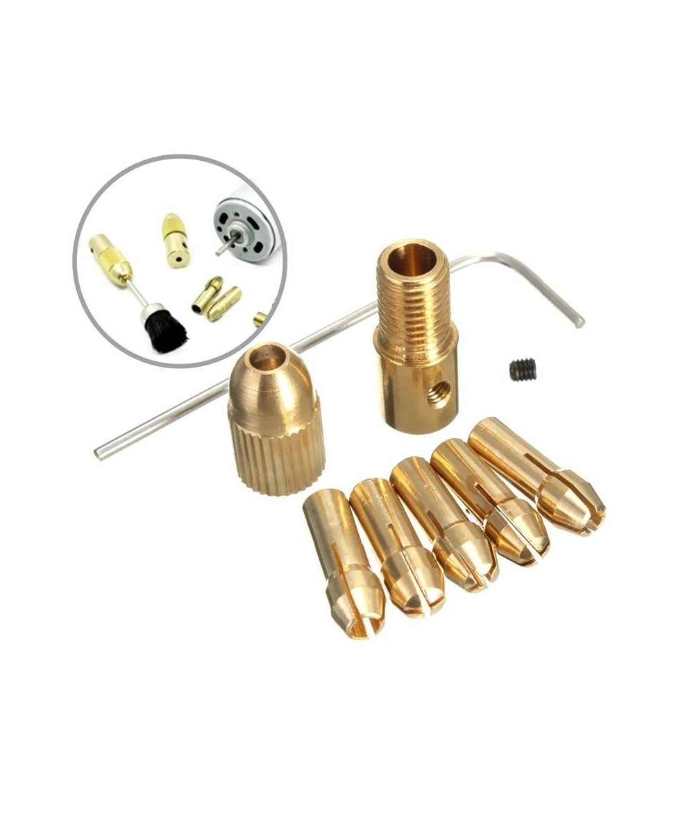 Cabezal y Sujetadores para Mini Taladro 0.5-3mm (Kit)