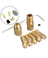Cabezal y Sujetadores para Mini Taladro 0.5-3mm (Kit)