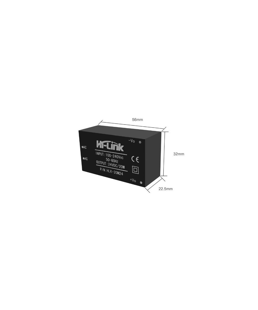 Mini Fuentes AC-DC HLK 110-220V a 5V-9V-12V-15V-24V