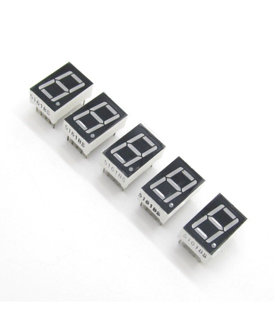 Set de 5 Display de 7segmentos 1 digito